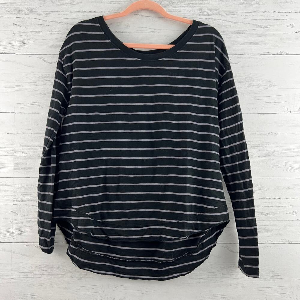 We the Free Button Sleeve Cotton Long Sleeve Top Size S